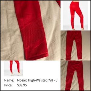 Mosaic - High waisted - 7/8 leggings